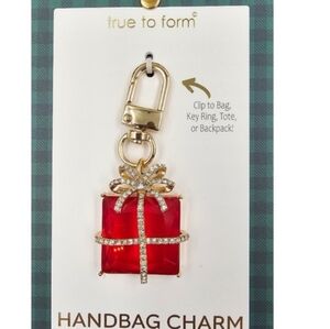 True to Form Red Gift Present  Handbag Charm Keychain HL  tL